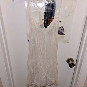 Free People Intimately White Lace Slip Dress.